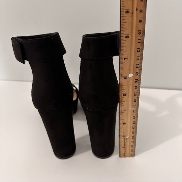 Mix No. 6 black heels microsuede platform - Picture 5 of 5